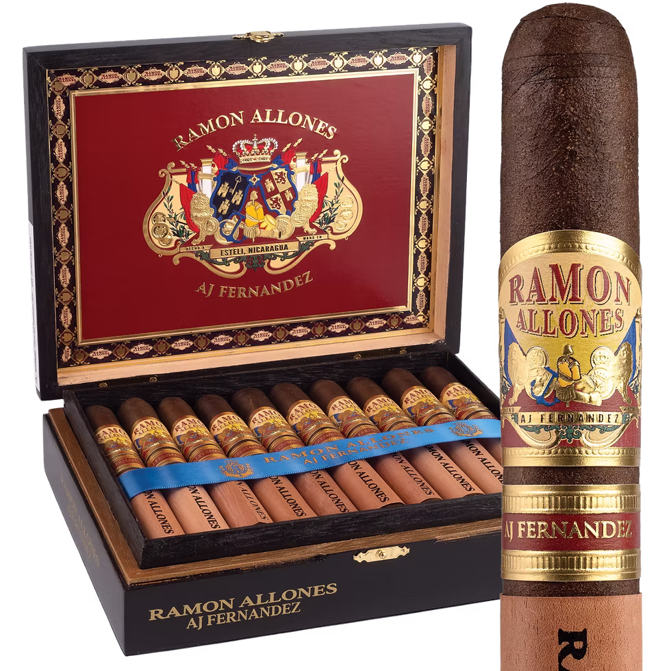 Ramon Allones cigar box and single cigar